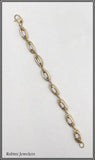 14kyg Double Big and Small Links Alternating Bracelet at Rubini Jewelers
