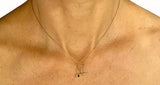 14Kt Gold 3D SUP Paddler with Emerald Pendant by Rubini Jewelers