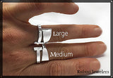 Silver Dragon Boat Paddle Wrap Ring by Rubini Jewelers