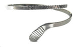 Large Ice Hockey Stick Wrap Bracelet in Stainless Steel by Rubini Jewelers