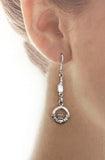 Petite Rowing Blades with Claddagh on French Wire Earrings by Rubini Jewelers