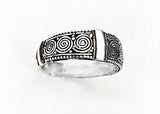 Silver Celtic Spiral Ring by Rubini Jewelers