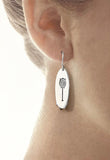 Silver SUP "Shy Turtle" Dangle Earrings by Rubini Jewelers