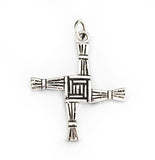St. Bridget's Silver Cross by Rubini Jewelers