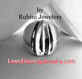 Rowing Tulip Blade Signet Style Ring