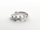 Four Person Rowing Boat with Coxswain Ring in Sterling Silver by Rubini Jewelers