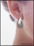 Rowing Curved Tulip Post Earrings by Rubini Jewelers