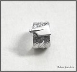 Rowing Textured Ear Cuff- Sterling Silver