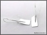 Rowing Oar Blade Wire Earrings by Rubini Jewelers
