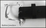 Sterling Silver Rowing Oarlock Belt Buckle by Rubini Jewelers
