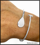 Small SUP, Canoe, Dragon Boat Paddle Wrap Bracelet by Rubini Jewelers
