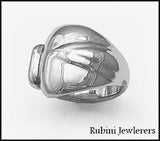 Men's Wide Paddle Board SUP Ring by Rubini Jewelers