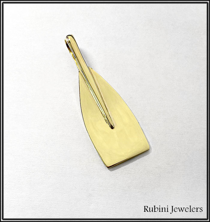 XXL Rowing Blade Polished Keyring Keychain – Rubini Inc.