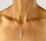 3D Top View Rowing Quad with Oars and Rowers Pendant by Rubini Jewelers