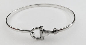 Silver Hook and Eye Catch Rowing Bracelet by Rubini Jewelers