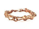 Copper Seaweed Handmade Bangle Bracelet by Rubini Jewelers