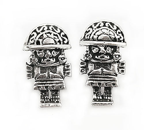 Silver Tumi Post Earrings by Rubini Jewelers