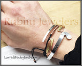 Stainless steel field hockey bracelet by Rubini Jewelers