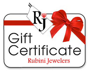 Gift Certificate at Rubini Jewelers
