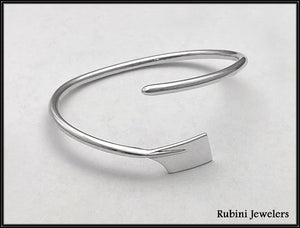 Bracelet: heavy guage rowing oar wrap by Rubini Jewelers