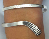Large Sterling Silver Ice Hockey Stick Wrap Bracelet by Rubini Jewelers
