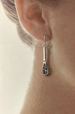 Lacrosse Stick Earrings, by Rubini Jewelers