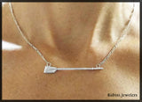 Large Horizontal Hatchet Oar with Figaro Chain Rowing Necklace by Rubini Jewelers