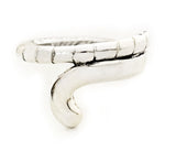 Petite Field Hockey Stick Wrap Ring in sterling silver, by Rubini Jewelers