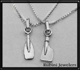 Petite Rowing Blade Charms by Rubini Jewelers