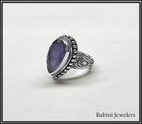 Sterling Silver Lavender Jade Ring at Rubini Jewelers
