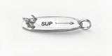Silver SUP "Shy Turtle" Pendant by Rubini Jewelers