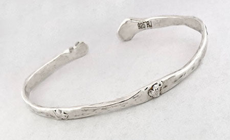Hammered Cuff Bracelet by Rubini Jewelers