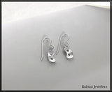 Small Contoured Rowing Seats with Dangle Earrings, by Rubini Jewelers