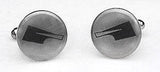 Stainless Steel Engraved Hatchet Blade Cuff Links by Rubini Jewelers