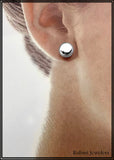 Sterling Silver 9mm Ball Studs Post Earrings at Rubini Jewelers