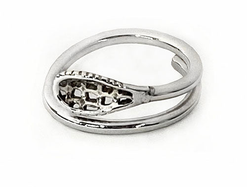 Sterling Silver Lacrosse Stick Wrap Ring by Rubini Jewelers