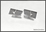 Sterling Silver St. Mary's College of Maryland Rowing Cuff Links by Rubini Jewelers