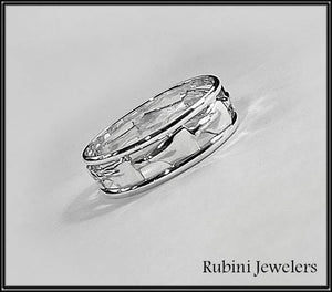 Repeating Petite Rowing Blades w/ Rims Ring- Tulip by Rubini Jewelers