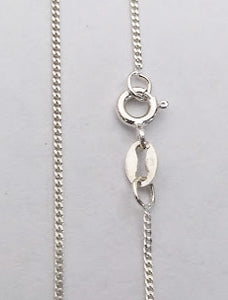 Sterling Silver 1.1mm Curb Chain