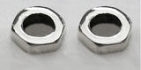 Sterling Silver 7/16" Nut Hardware Post Earrings by Rubini Jewelers