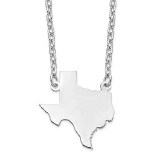 Personalized State Shape Necklace
