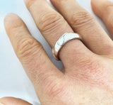 Rowing Oar Wrapped Around Band Ring by Rubini Jewelers
