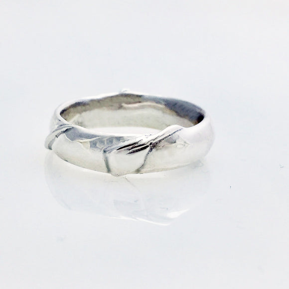 Rowing Oar Wrapped Around Band Ring by Rubini Jewelers