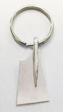 Large Rowing Blade Keyring Sterling Silver, by Rubini Jewelers